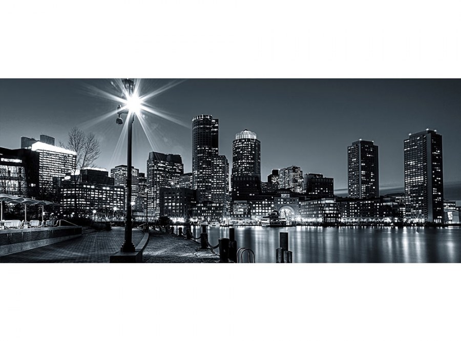Panoramska flis foto tapeta Boston MP20016 | 375 x 150 cm - Foto tapete