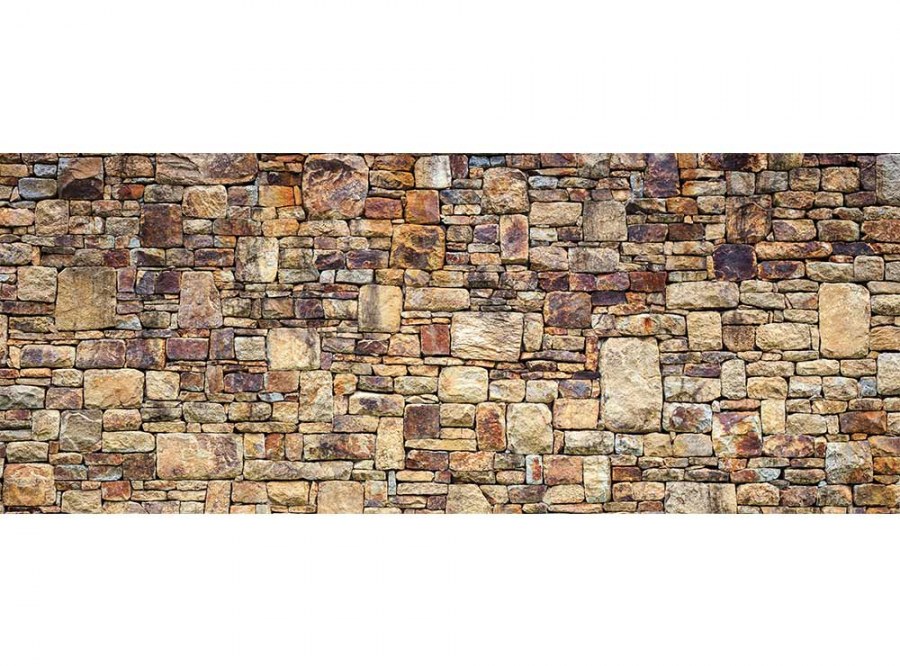 Panoramska flis foto tapeta Kameni zid MP20169 | 375 x 150 cm - Foto tapete
