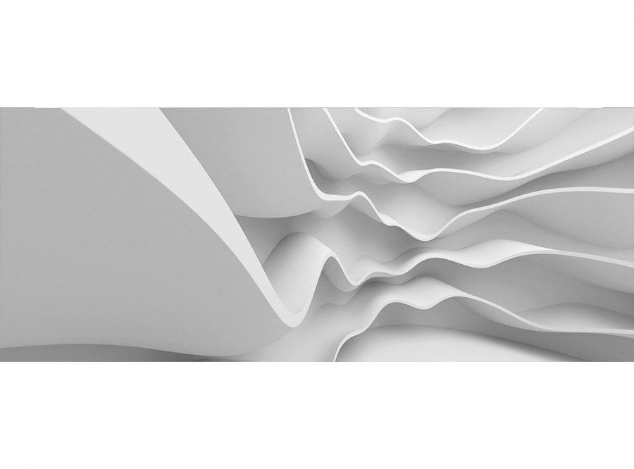 Panoramska flis foto tapeta 3D futuristički val MP20295 | 375 x 150 cm - Foto tapete