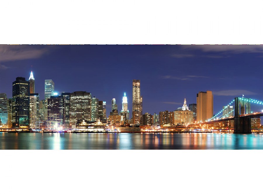 Panoramska flis foto tapeta Manhattan MP20349 | 375 x 150 cm - Foto tapete