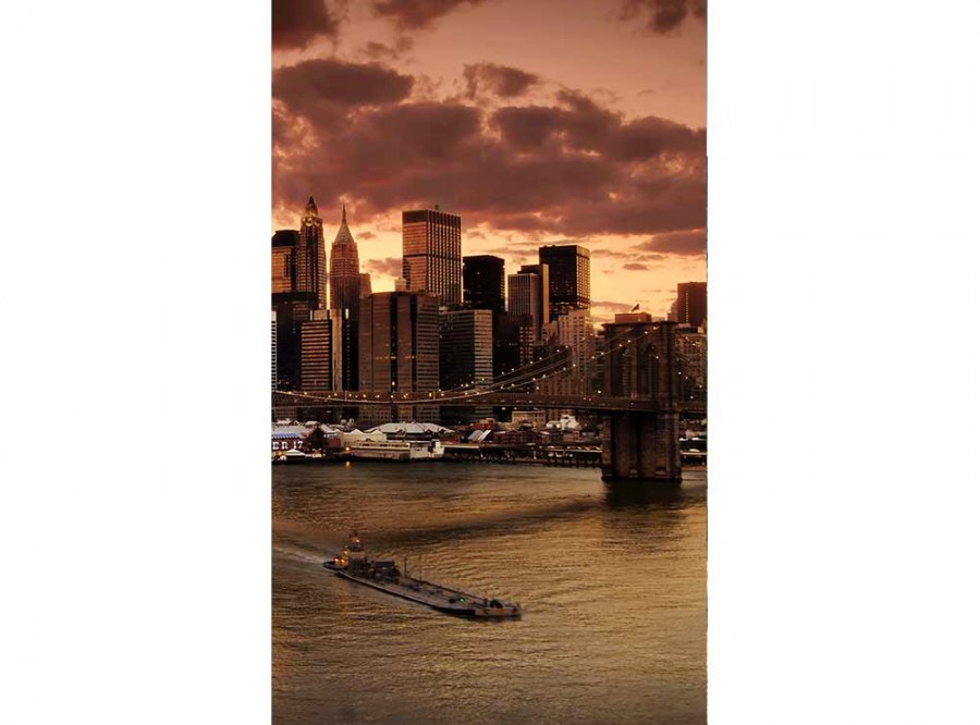 Flis foto tapeta New York MS20002 | 150x250 cm - Od flisa