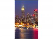Flis foto tapeta Manhattan u noći MS20003 | 150x250 cm