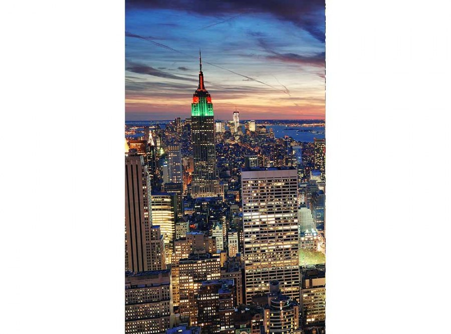 Flis foto tapeta Neboderi u New Yorku MS20014 | 150x250 cm - Od flisa