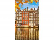 Flis foto tapeta Kuće v Amsterdamu MS20024 | 150x250 cm