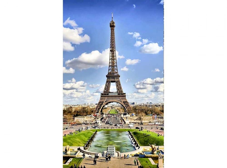 Flis foto tapeta Pariz MS20025 | 150x250 cm - Od flisa