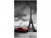Flis foto tapeta Retro auto u Parizu MS20027 | 150x250 cm