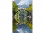 Flis foto tapeta Pejzaž s lučnim mostom MS20060 | 150x250 cm