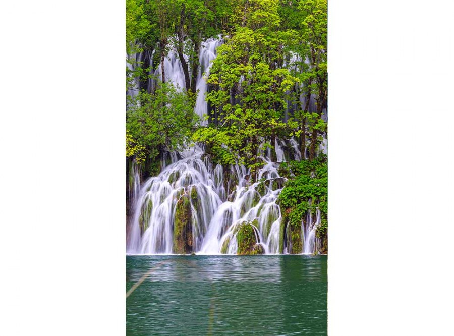 Flis foto tapeta Plituička jezera MS20078 | 150x250 cm - Od flisa