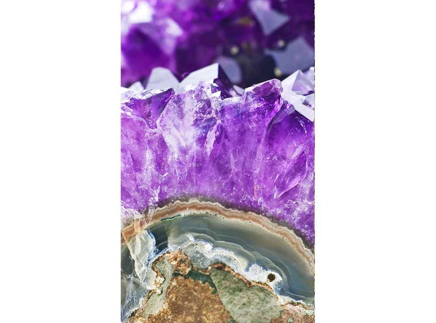 Flis foto tapeta Ametist MS20181 | 150x250 cm - Od flisa