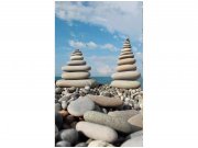 Flis foto tapeta Kamenje na plaži MS20204 | 150x250 cm Od flisa