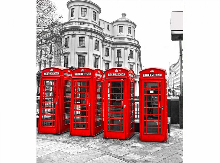 Flis foto tapeta London MS30020 | 225x250 cm - Od flisa