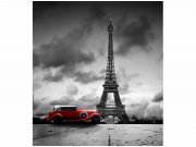 Flis foto tapeta Retro auto u Parizu MS30027 | 225x250 cm Od flisa