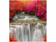 Flis foto tapeta Slap u kišnoj prašumi MS30072 | 225x250 cm Od flisa