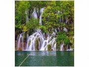 Flis foto tapeta Plituička jezera MS30078 | 225x250 cm Od flisa