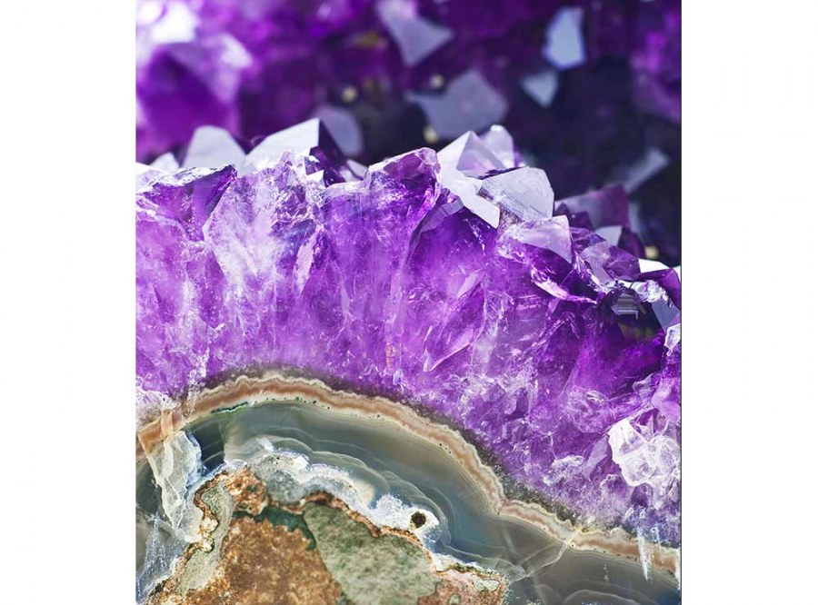 Flis foto tapeta Ametist MS30181 | 225x250 cm - Od flisa