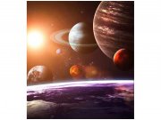 Flis foto tapeta Sunčev sustav MS30188 | 225x250 cm Od flisa