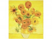Flis foto tapeta Suncokreti od Vincenta van Gogha MS30252 | 225x250 cm Od flisa