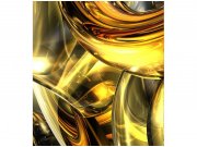 Flis foto tapeta Zlatna apstrakcija MS30291 | 225x250 cm Od flisa
