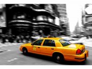 Flis foto tapeta Žuti taxi MS50007 | 375x250 cm Od flisa