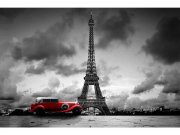 Flis foto tapeta Retro auto u Parizu MS50027 | 375x250 cm Od flisa
