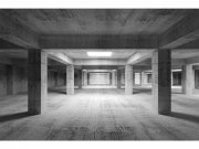 Flis foto tapeta 3D industrijska dvorana MS50035 | 375x250 cm Od flisa