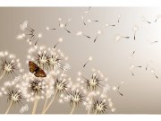 Flis foto tapeta Maslačak i leptir MS50148 | 375x250 cm Od flisa