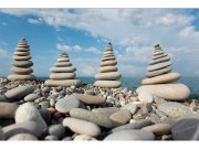 Flis foto tapeta Kamenje na plaži MS50204 | 375x250 cm Od flisa