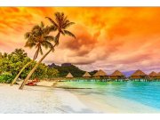 Flis foto tapeta Polinezija MS50211 | 375x250 cm Od flisa