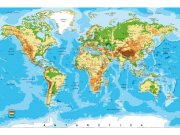 Flis foto tapeta Karta svijeta MS50261 | 375x250 cm