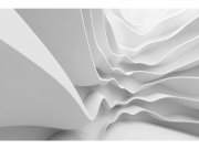 Flis foto tapeta 3D futuristički val MS50295 | 375x250 cm Od flisa