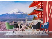 Flis foto tapeta Japanska planina FTNXXL-1238 | 360x270 cm Foto tapete