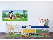 Flis foto tapeta Mickey Mouse u parku FTDNH-5382 | 202x90 cm Foto tapete