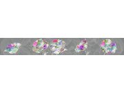Samoljepljiva bordura Apstrakcija cvijeće WB8244