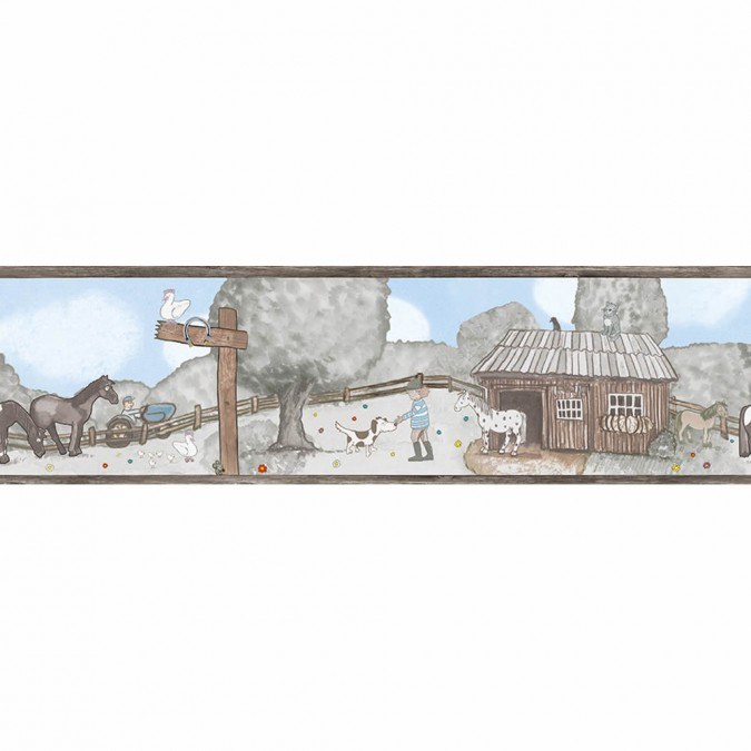 Dječja flis bordura Jonas Kötz 46511 | 0,18 x 5 m - Marburg