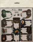 BENIAMIN Samoljepljive etikete Wild Paper, 20x20 cm Za škole i vrtiće - naljepnice za vježbe