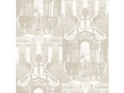 Zidna flis tapeta baroko Verde 2 VD219154, 0,53 x 10 m | Ljepilo besplatno Design ID