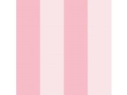 Dječja ružičasta prugasta papirnata tapeta 6080002 | 0,53 x 10 m | Ljepilo besplatno Na zalihama