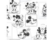 Dječja papirnata tapeta Kids@Home Mickey And Minnie, 102712, 0,52 x 10 m | Ljepilo besplatno Djeca