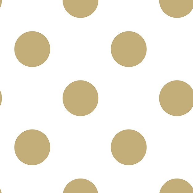 Dječja flis tapeta Kids@Home zlatne točkice, 100105, 0,52 x 10 m | Ljepilo besplatno - Djeca
