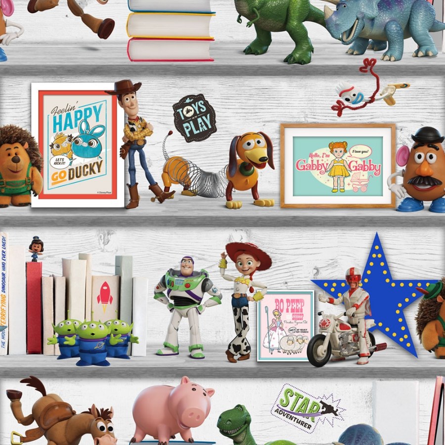 Dječja papirnata tapeta Kids@Home Toy Story, 108017, 0,52 x 10 m | Ljepilo besplatno - Djeca