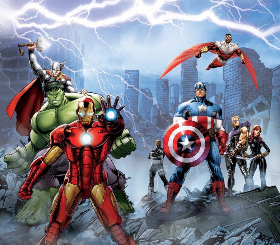 Foto zavjese Avengers FCSXL4328, 180 x 160 cm - Foto zavjese
