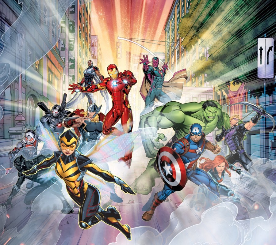 Foto zavjese Avengers FCSXL4393, 180 x 160 cm - Foto zavjese