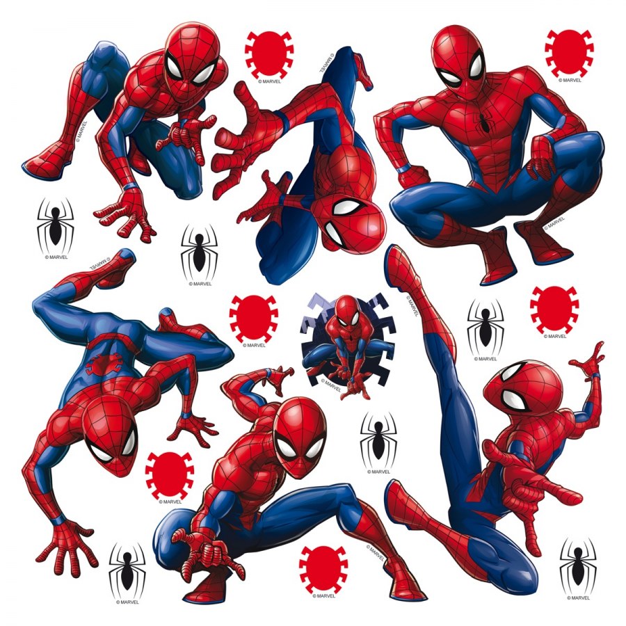Dječji naljepnica Spiderman DKS1090 | 30 x 30 cm