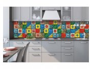 Samoljepljiva foto tapeta za kuhinje Lisabonske pločice KI-260-107 | 260x60 cm Samoljepljive - Za kuhinje