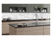 Samoljepljiva foto tapeta za kuhinje Bijeli mramor KI-350-108 | 350x60 cm Samoljepljive - Za kuhinje