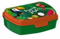 EUROSWAN kutija za grickalice Toucan plastika, 16 x 12 x 5 cm Za škole i vrtiće - snack kutije