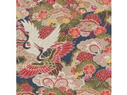Flis periva tapeta tapeta po japanskom uzorku Kimono 409352 | Ljepilo besplatno Rasch