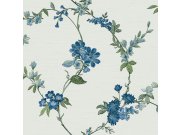 Luksuzna flis tapeta s cvjetnim uzorkom FT221213 | 0,53 x 10 m | Ljepilo besplatno Na zalihama