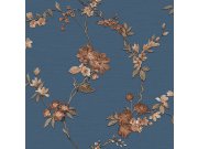 Luksuzna flis tapeta s cvjetnim uzorkom FT221215 | 0,53 x 10 m | Ljepilo besplatno Na zalihama