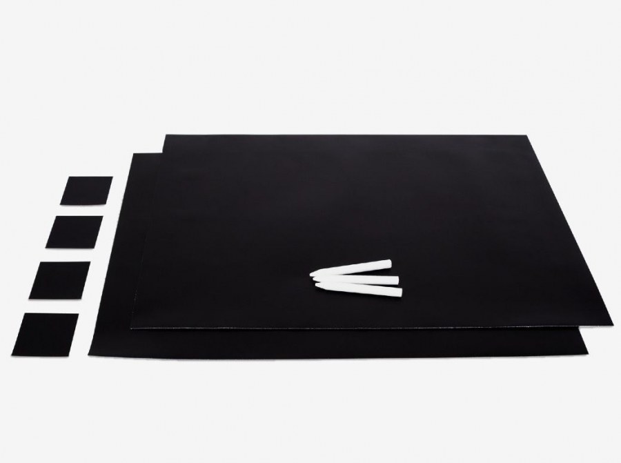 Magnetska samoljepljiva folija za pisanje kredom, crna - Ploče